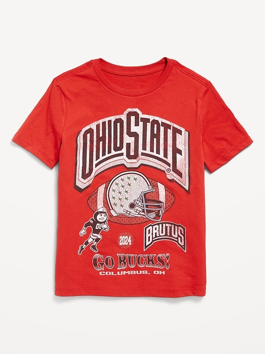 Image number 1 showing, Ohio State™ Gender-Neutral Graphic T-Shirt for Kids