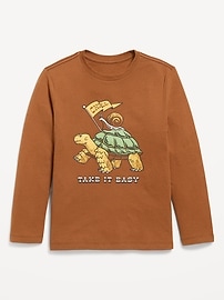 Image number 1 showing, Long-Sleeve Graphic T-Shirt for Boys