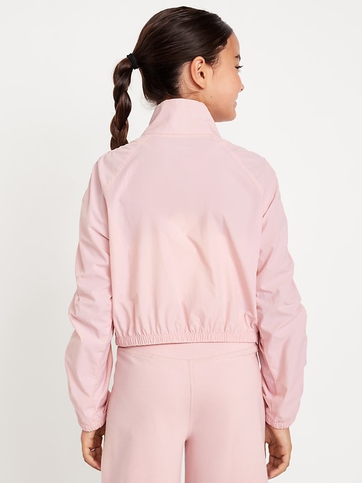Image number 2 showing, Long Ruched-Sleeve Jacket for Girls