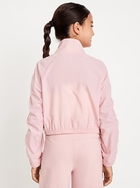 Image number 2 showing, Long Ruched-Sleeve Jacket for Girls