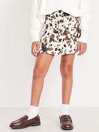 Image number 1 showing, Faux-Suede Button-Front Skirt for Girls