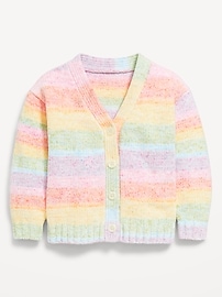 Image number 1 showing, Textured Ombré Cardigan Sweater for Toddler Girls