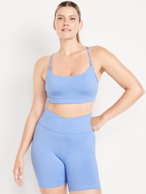 Maternity Light Support CloudComfy Sports Bra - Lighthouse