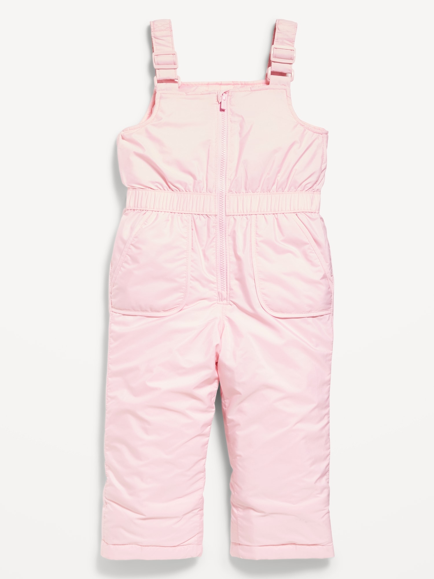 Water-Resistant Snow-Bib Overalls for Toddler Girls