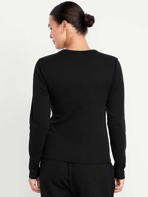 Image number 5 showing, Snug Long-Sleeve Crew-Neck T-Shirt