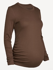 Image number 2 showing, Maternity Snug Crew-Neck T-Shirt
