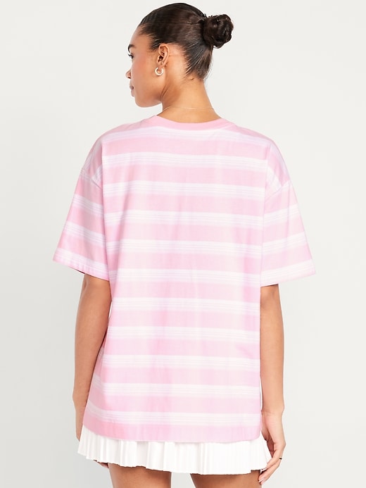 Image number 2 showing, Heavyweight Oversized Striped T-Shirt
