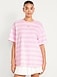 Heavyweight Oversized Striped Tunic T-Shirt