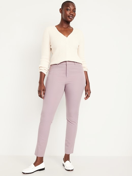 Image number 6 showing, High-Waisted Pixie Skinny Ankle Pants