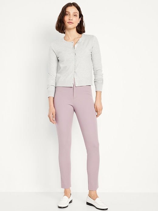 Image number 1 showing, High-Waisted Pixie Skinny Ankle Pants