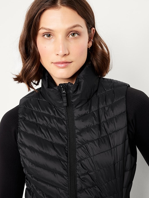 Image number 4 showing, Water-Resistant Packable Puffer Vest