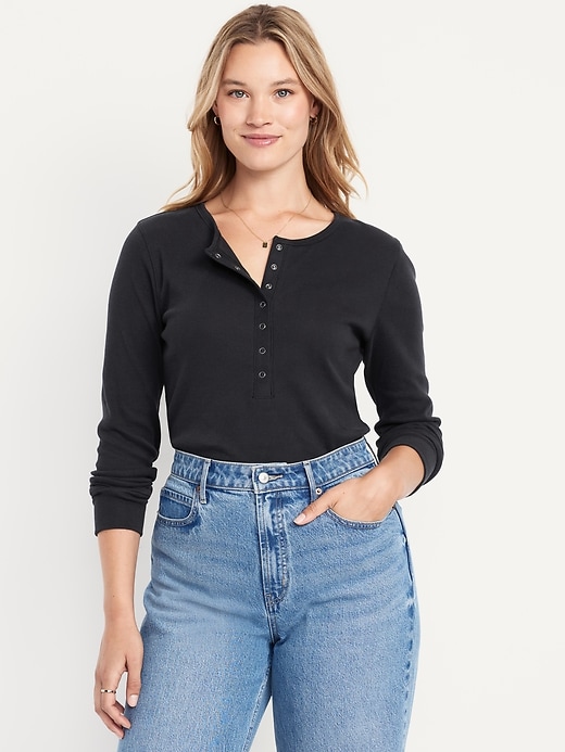 Image number 4 showing, Cozy Snug Crew-Neck Henley