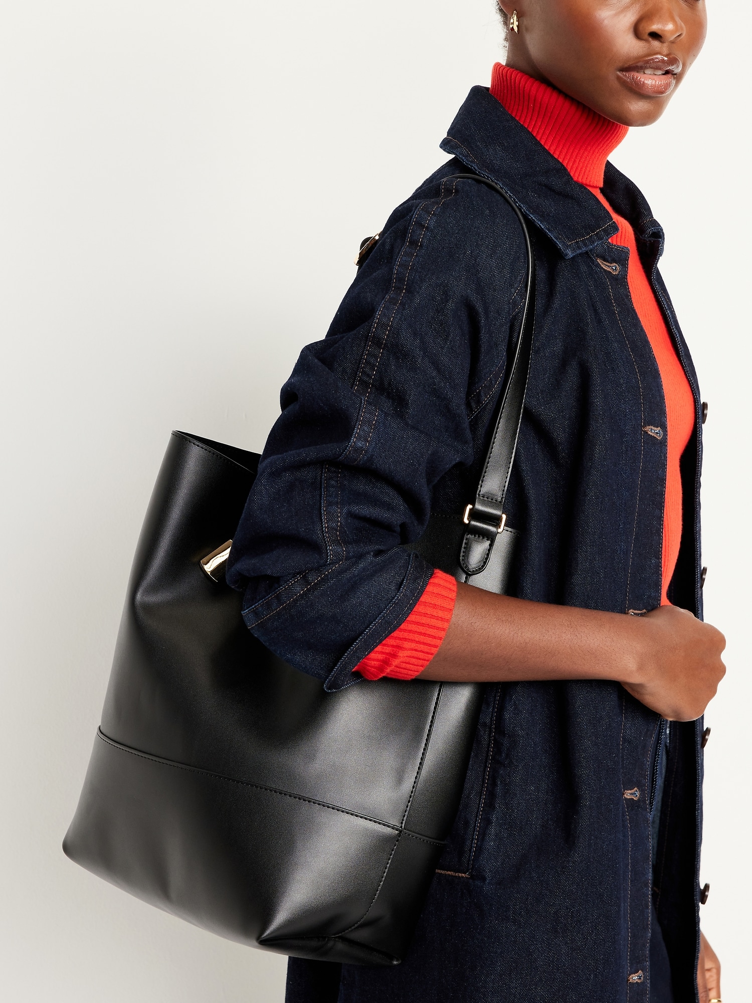 Large Preppy Bucket Bag