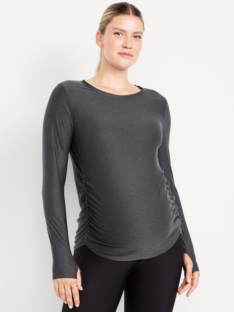 Maternity CloudMotion Base Layer Top - Black Jack