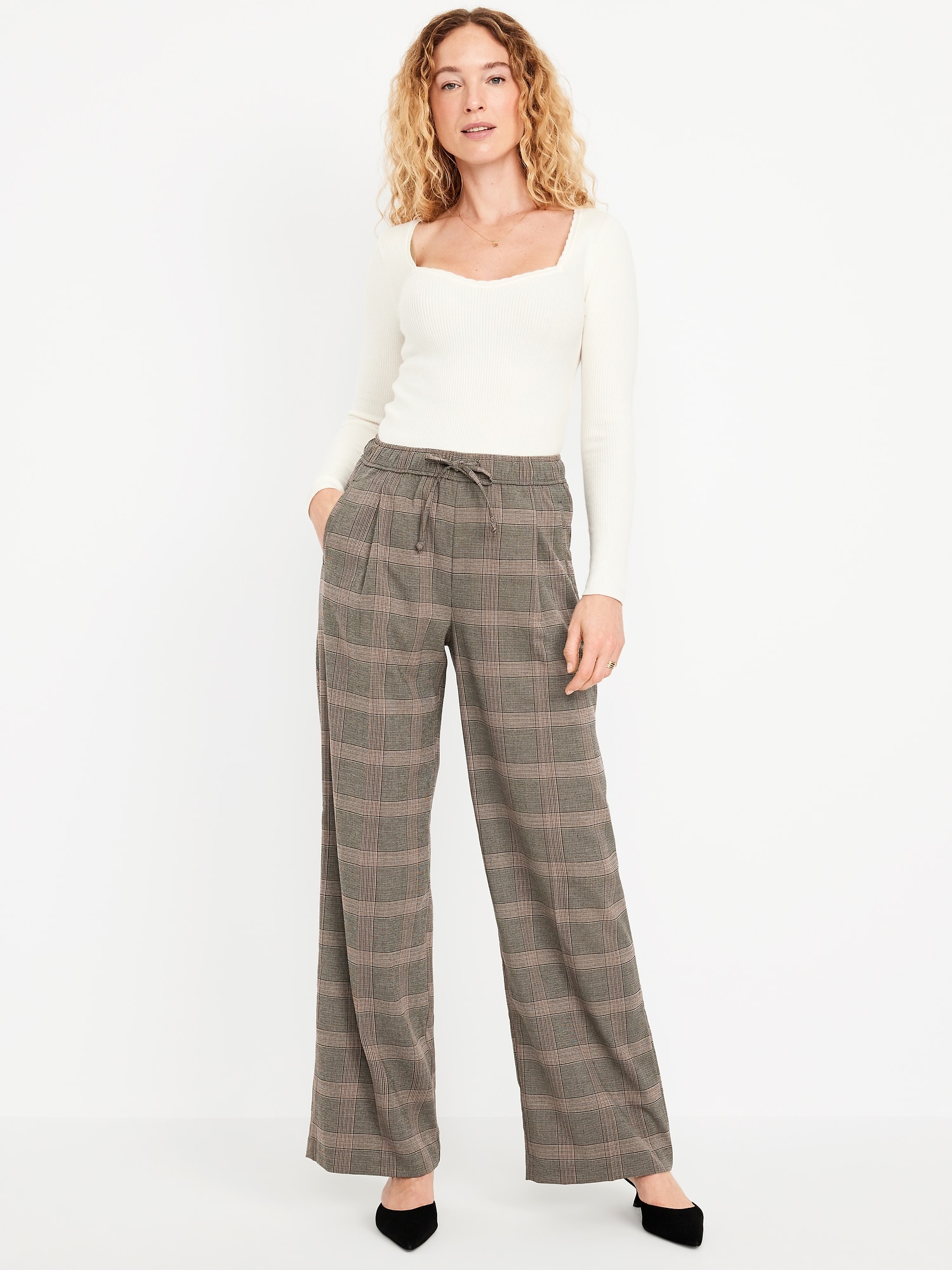 High-Waisted Bille Wide-Leg Trouser