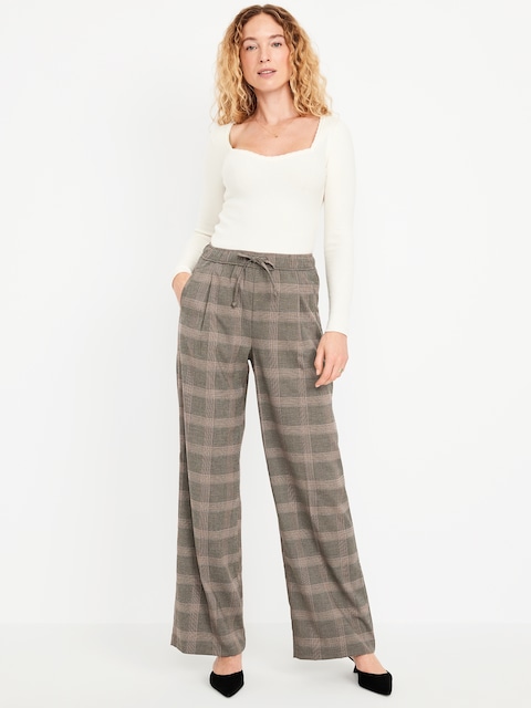 High-Waisted Bille Wide-Leg Trouser
