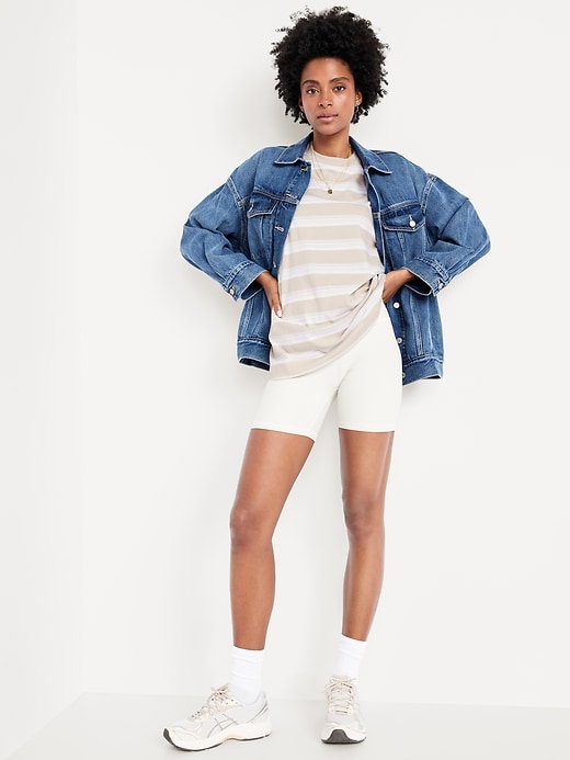 Image number 3 showing, Heavyweight Oversized Striped T-Shirt