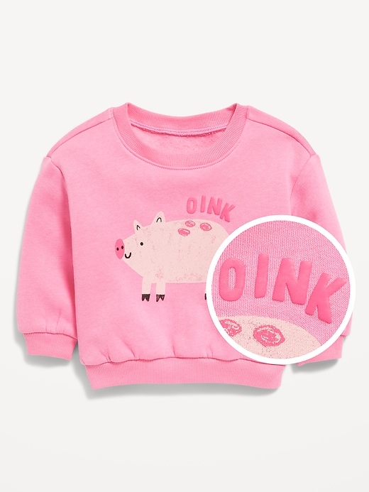 Image number 1 showing, Printed Crew-Neck Sweatshirt for Baby