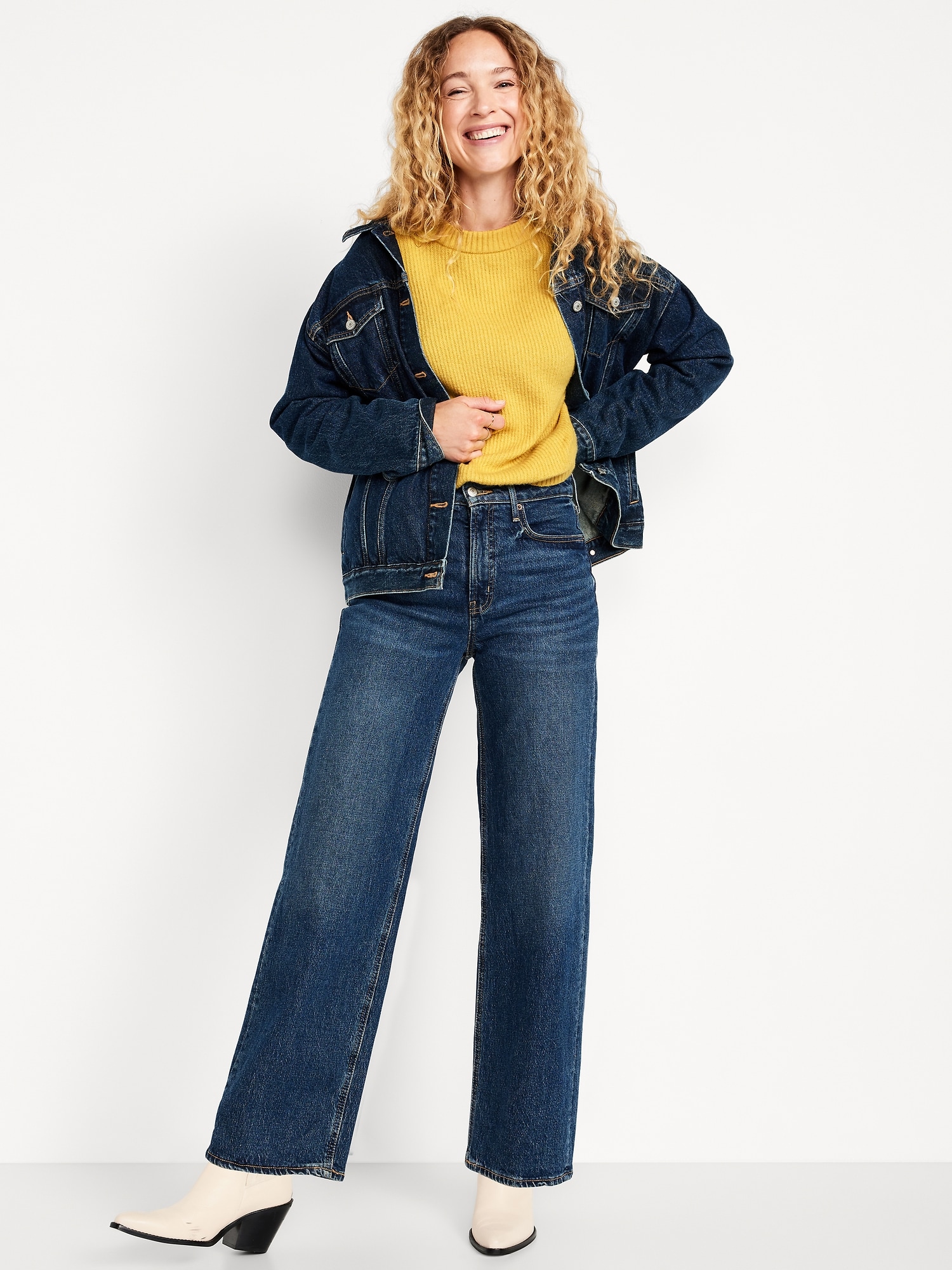 SoSoft Crew-Neck Tunic Sweater | Old Navy