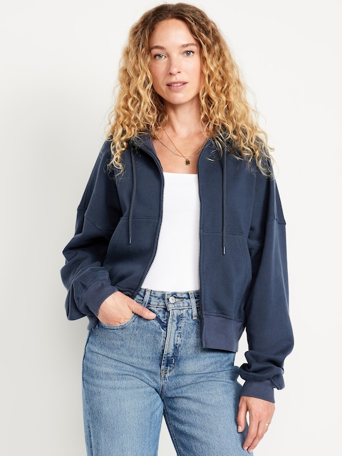 SoComfy Full-Zip Hoodie Sweatshirt - Dusk Navy