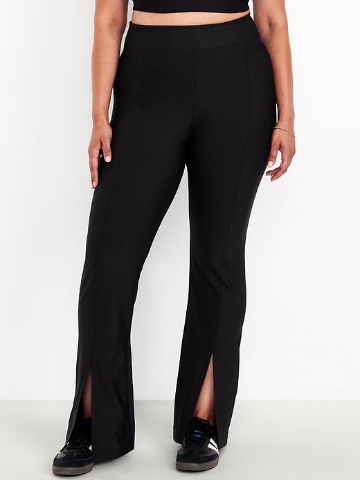 Image number 7 showing, Extra High-Waisted PowerSoft Split-Flare Leggings