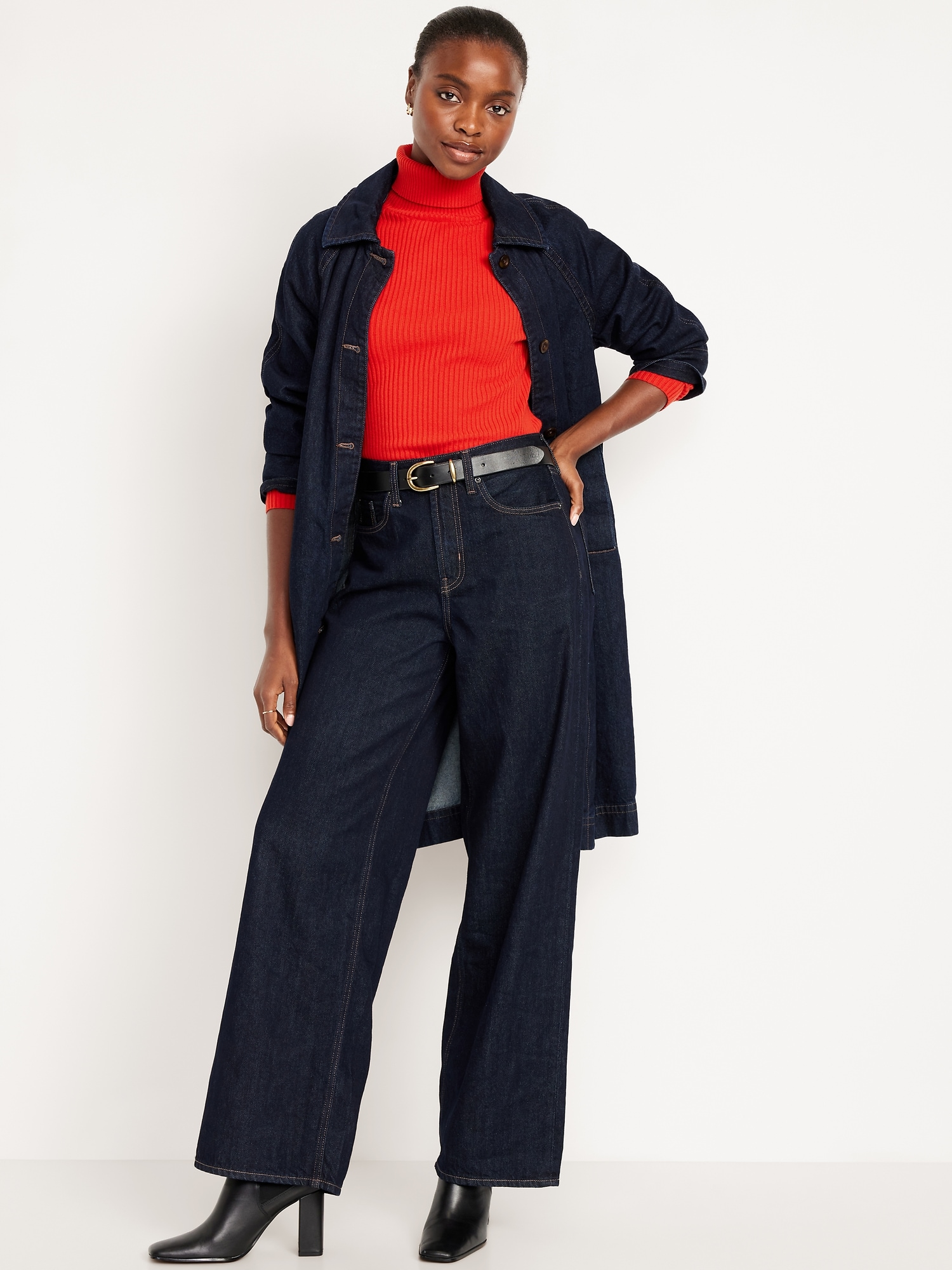 SoSoft Lite Rib Turtleneck Sweater | Old Navy