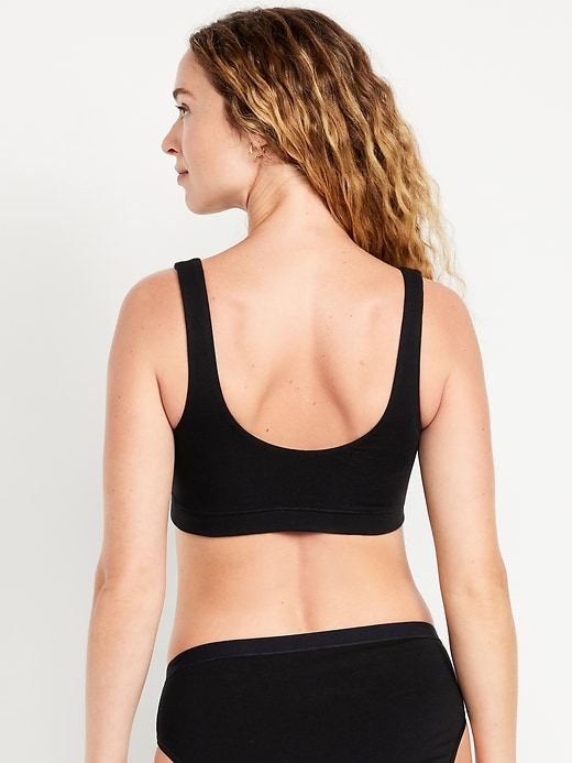 Image number 2 showing, Ruched Cotton Bralette
