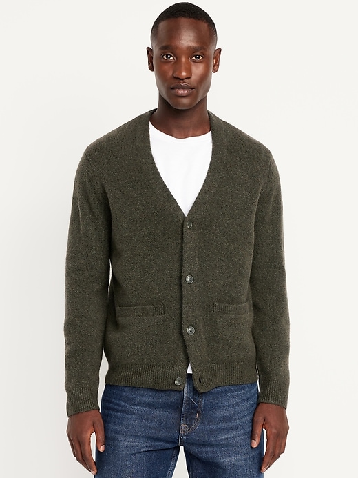 Image number 1 showing, SoSoft V-Neck Cardigan Sweater