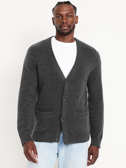 Image number 1 showing, SoSoft V-Neck Cardigan Sweater