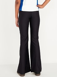 Image number 2 showing, High-Waisted PowerSoft Flare-Leg Performance Leggings for Girls