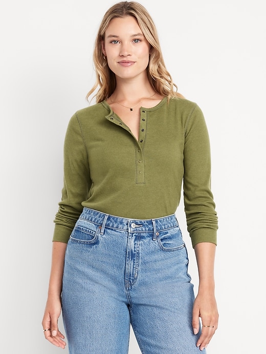 Image number 4 showing, Cozy Snug Crew-Neck Henley