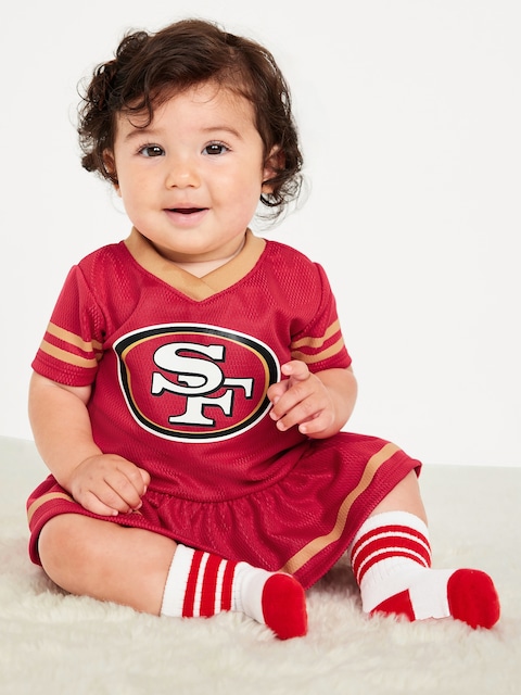 NFL™ San Francisco 49ers™ Graphic Mesh Dress and Shorts Set for Baby - San Francisco 49Ers