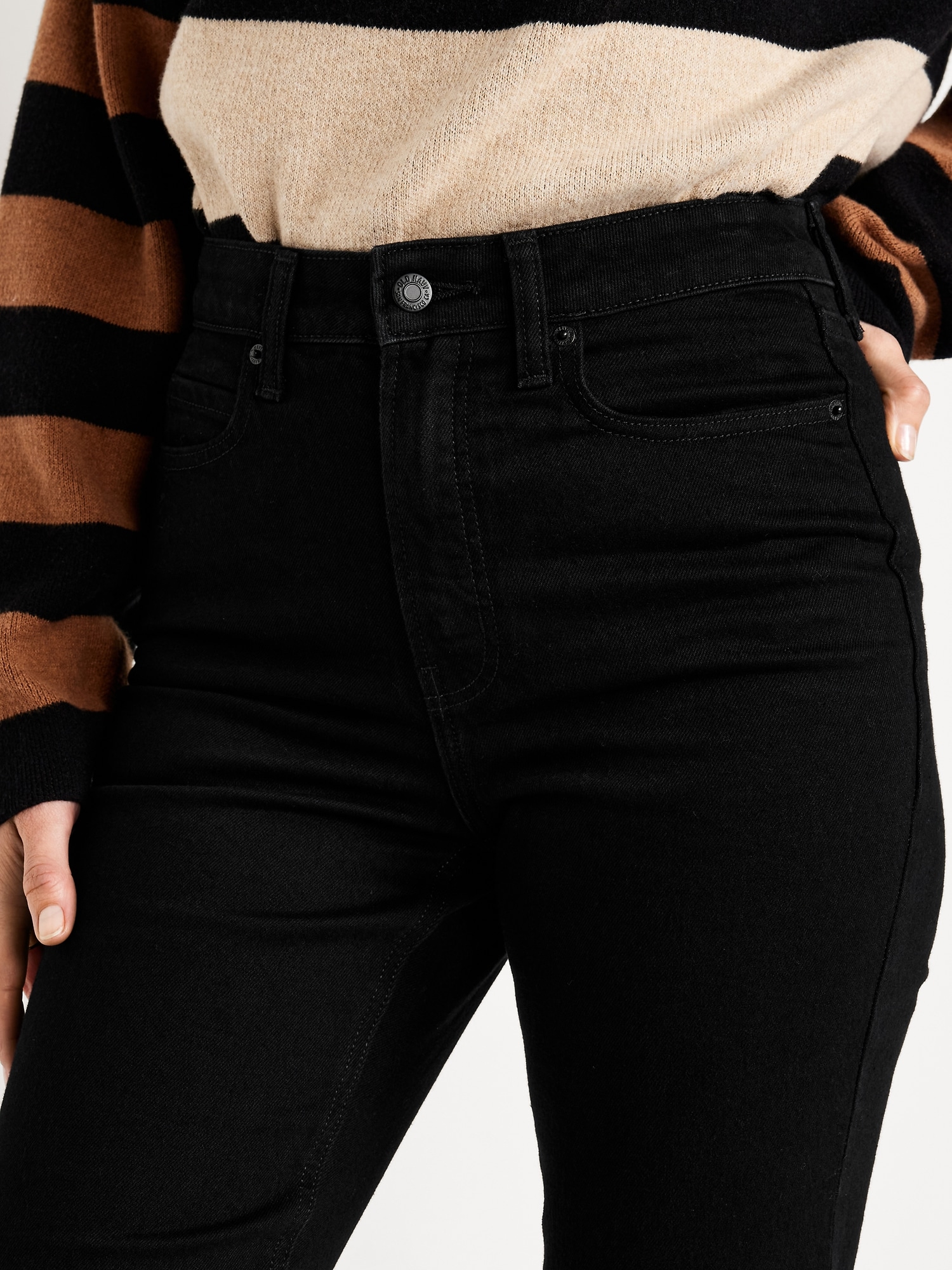 Extra High-Waisted Straight Jeans