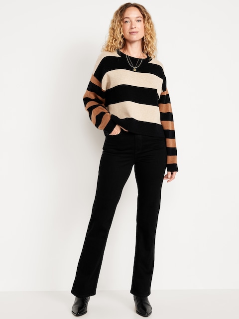 Extra High-Waisted Straight Jeans