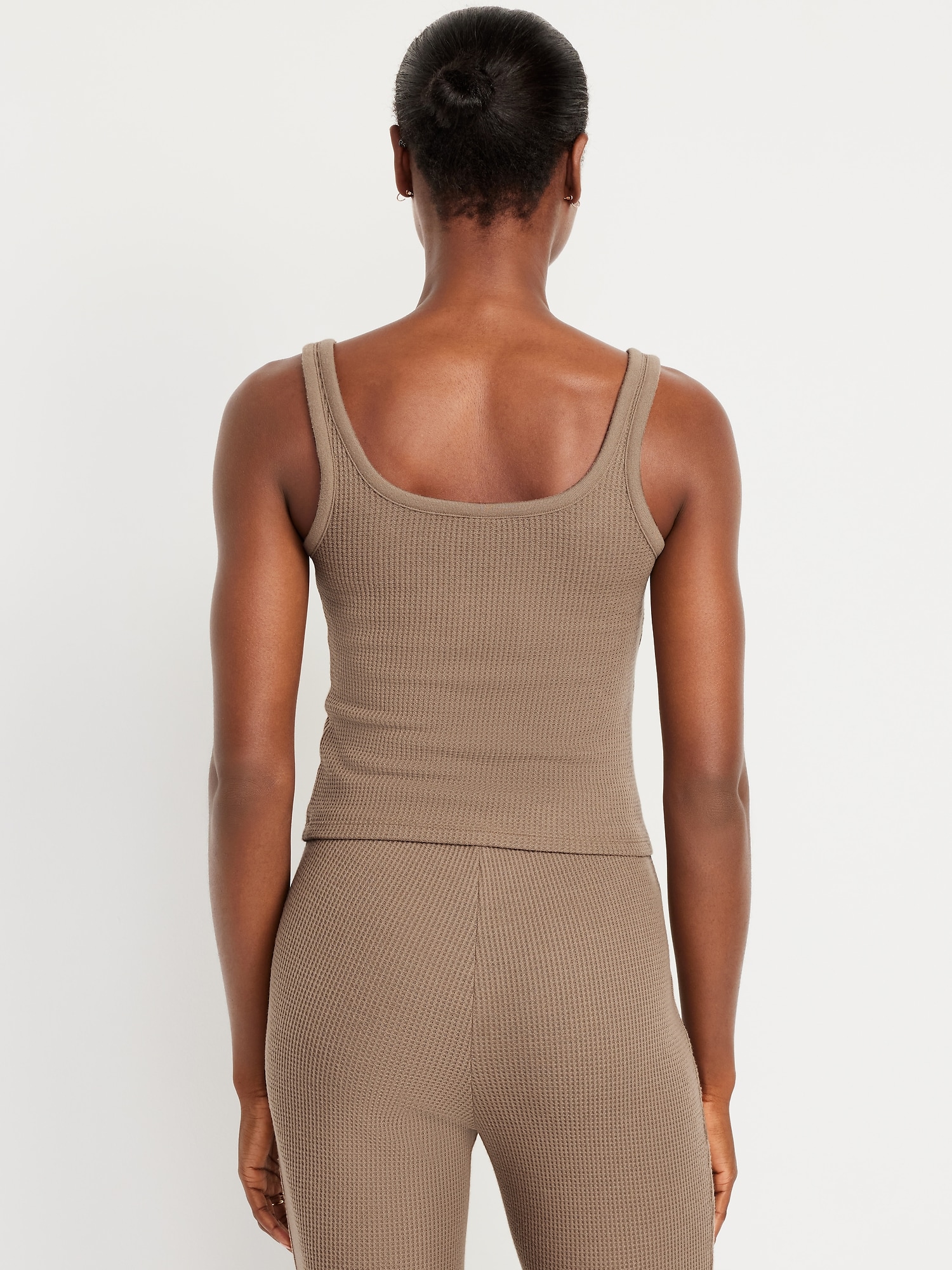 Cozy Waffle Pajama Tank Top