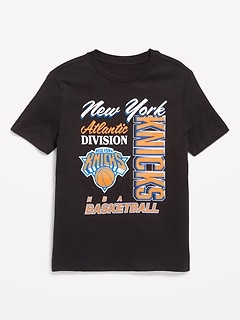 NBA© New York Knicks© Gender-Neutral Graphic T-Shirt for Kids