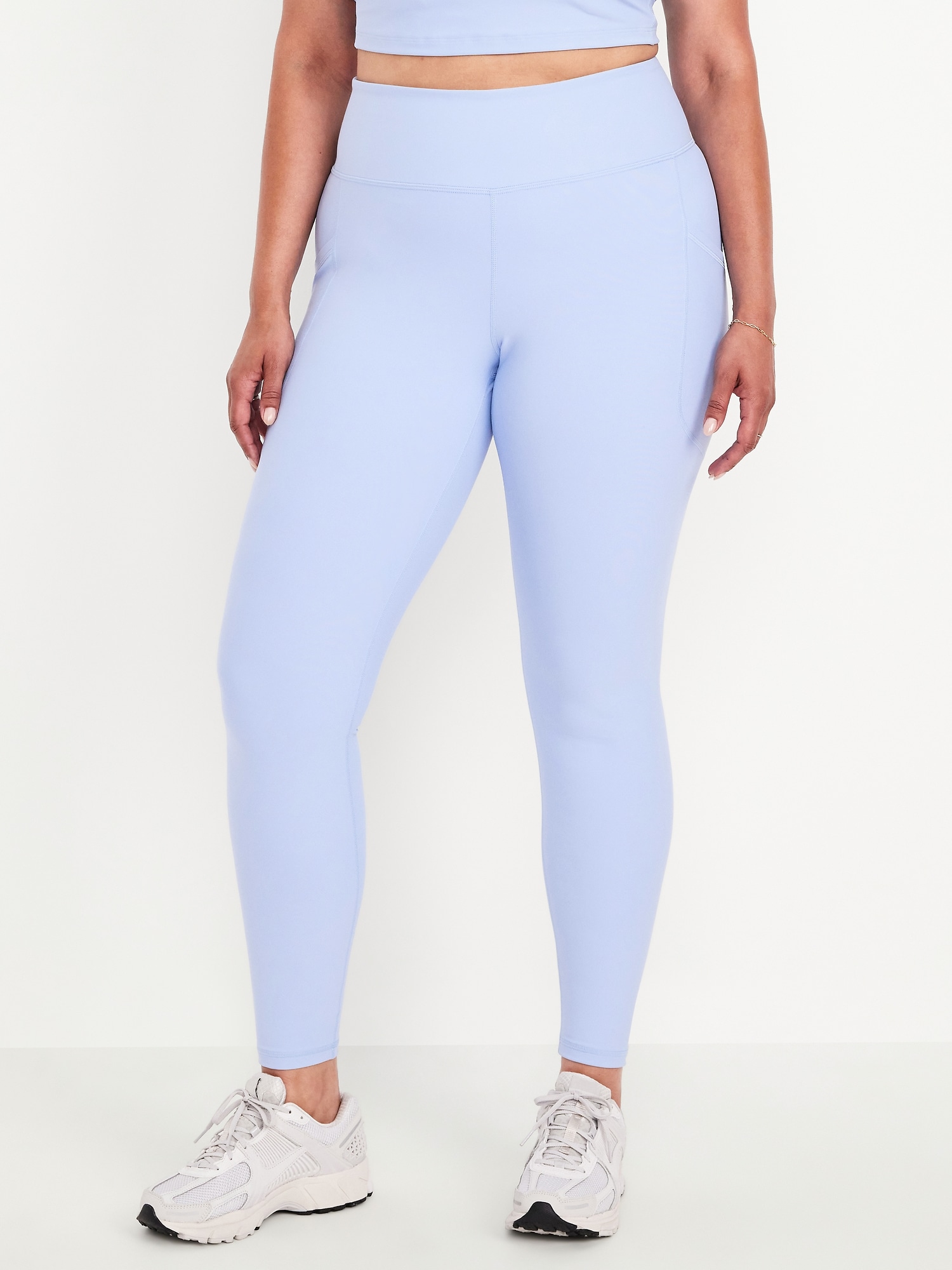 High-Waisted PowerSoft Full-Length Pocket Leggings | Old Navy