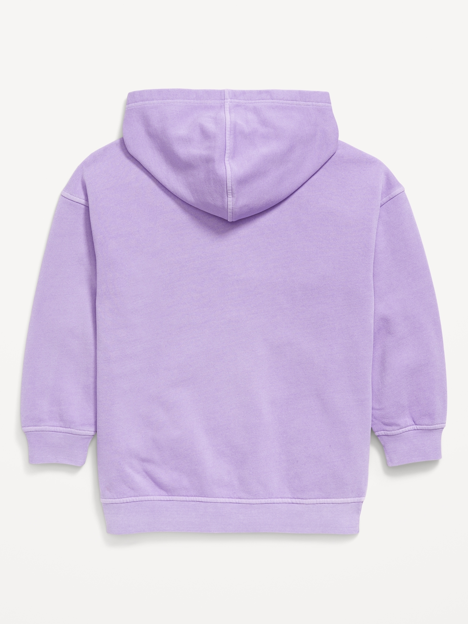 Oversized Graphic Tunic Pullover Hoodie for Girls