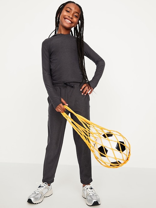 Image number 2 showing, CloudMotion High-Waisted Jogger Sweatpants for Girls