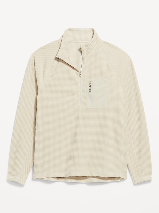 Image number 4 showing, Waffle Half-Zip Performance Pullover