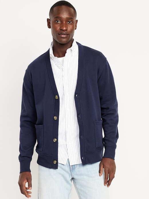 Image number 1 showing, Fleece Cardigan Sweater