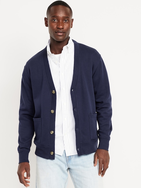 Fleece Cardigan Sweater