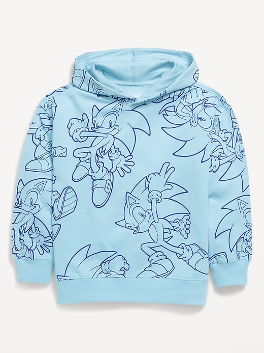 Image number 2 showing, Sonic The Hedgehog™ Oversized Gender-Neutral Graphic Hoodie for Kids