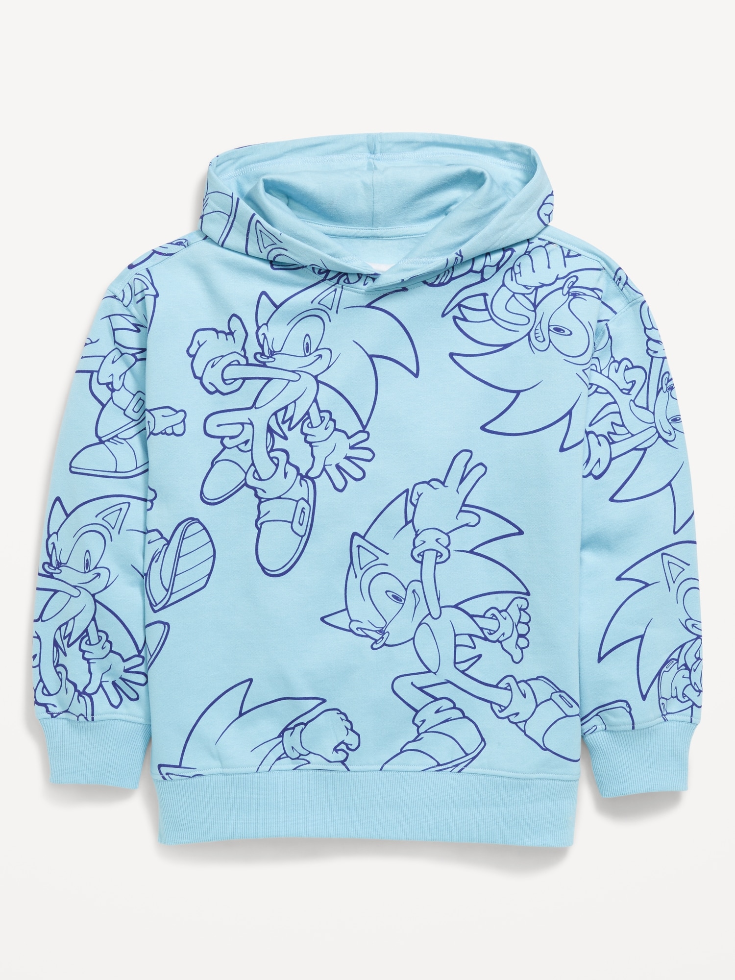 Sonic The Hedgehog™ Oversized Gender-Neutral Graphic Hoodie for Kids