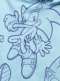Image number 3 showing, Sonic The Hedgehog™ Oversized Gender-Neutral Graphic Hoodie for Kids