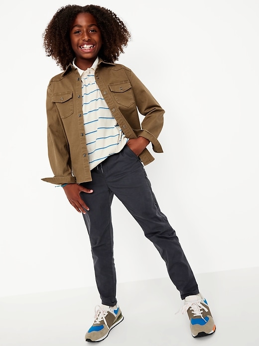 Image number 2 showing, Built-In Flex Tapered Tech Pants for Boys