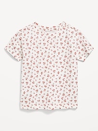Image number 1 showing, Printed Short-Sleeve T-Shirt for Toddler Girls