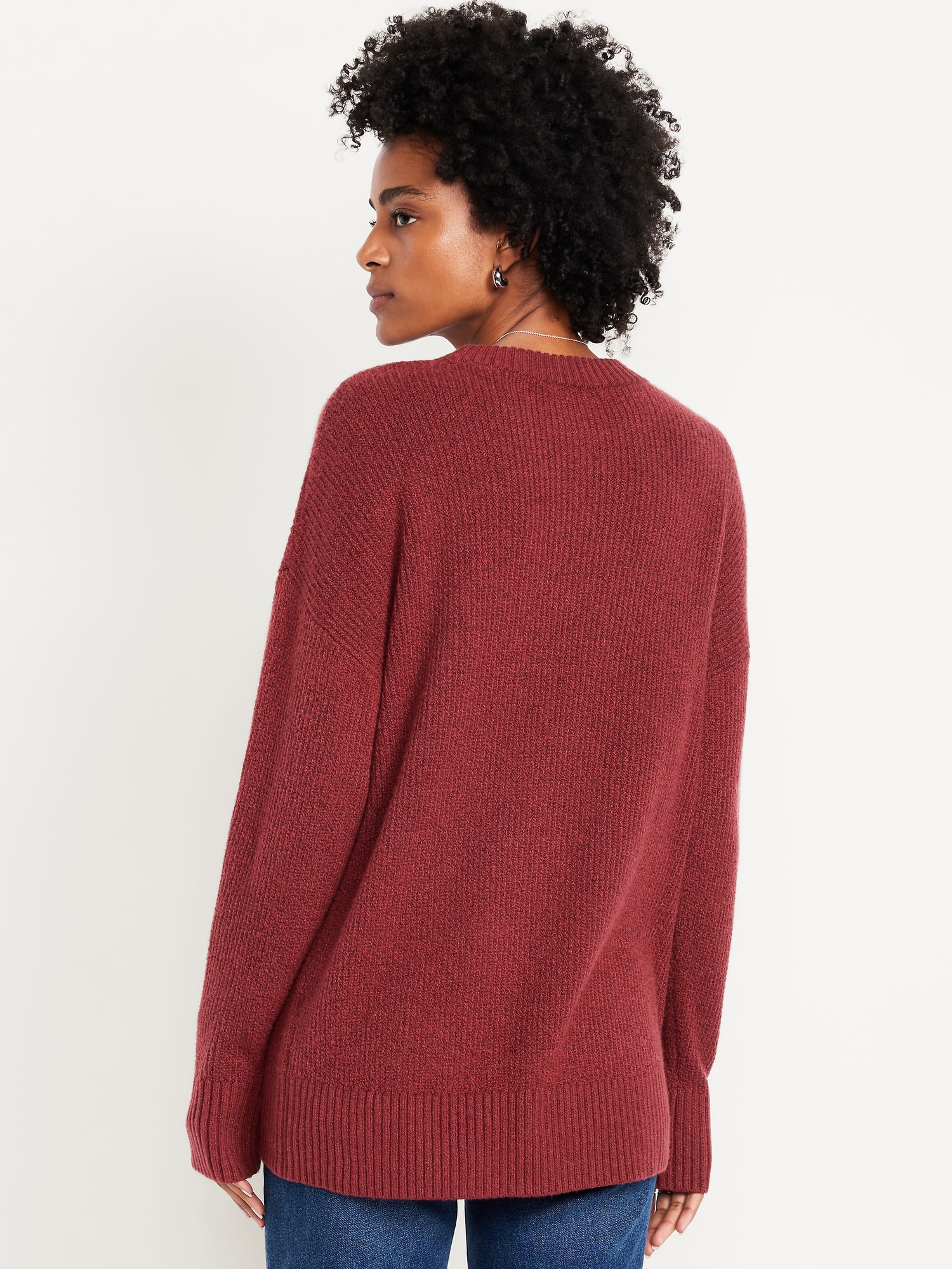 SoSoft Crew-Neck Tunic Sweater