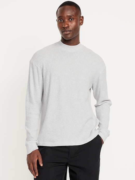Image number 1 showing, Heavyweight Long-Sleeve Waffle T-Shirt