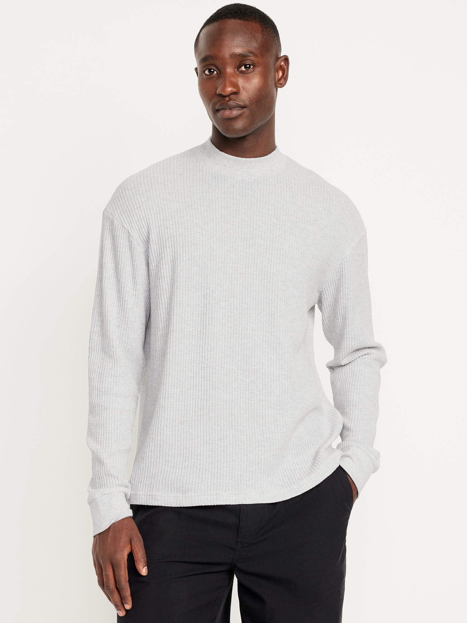 Heavyweight Long-Sleeve Waffle T-Shirt